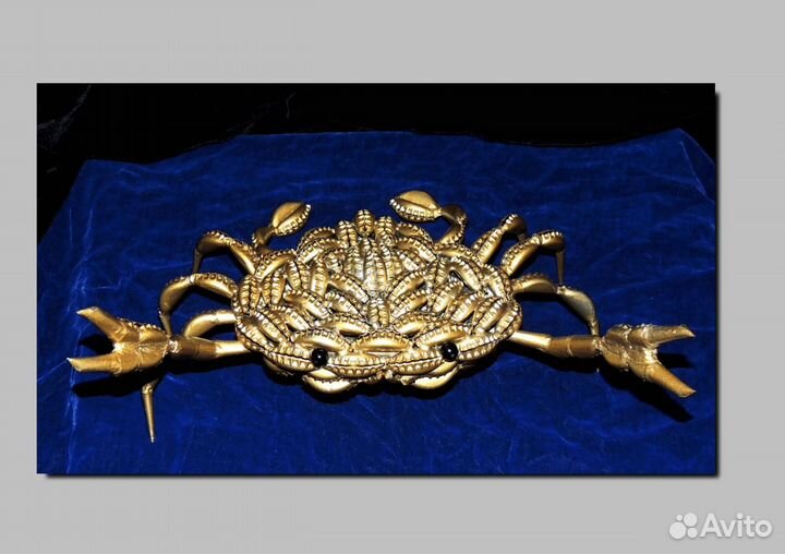 Фигурка краб. Пивные пробки (крышки) кронен