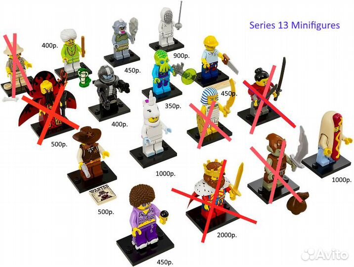 Коллекционные минифигурки lego