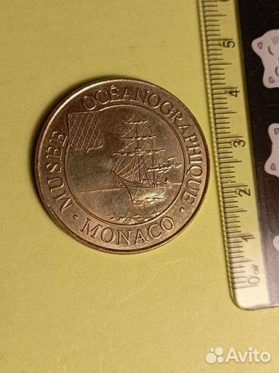 Жетон океанографического музея Монако