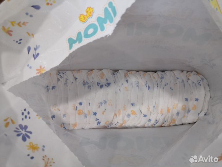 Подгузники momi S tape 3-6 кг