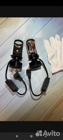 Лед лампы h4 с линзой Y6