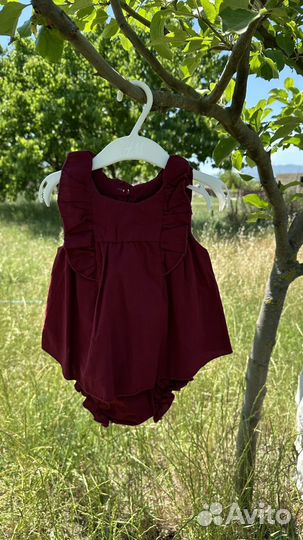 Платье боди для девочки 74 6-9