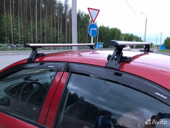 Автобагажник на крышу Шевроле Авео