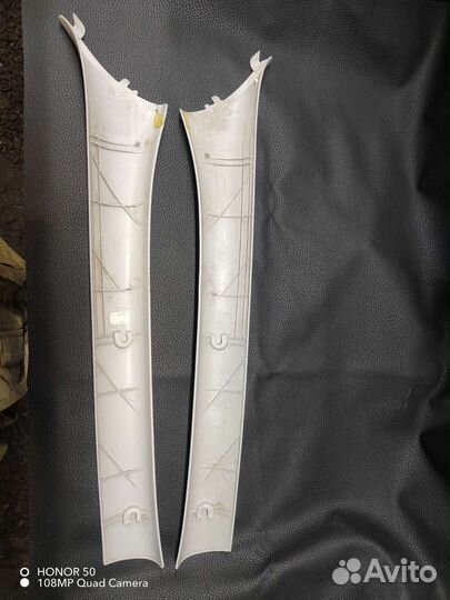 Накладки на передние стойки на калину 2