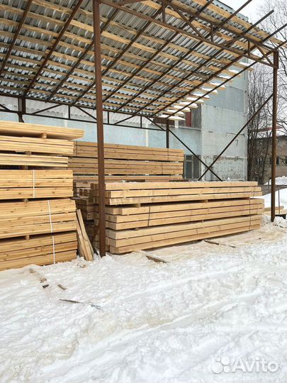 Доска обрезная 50х200х6000мм от производителя