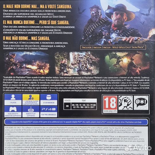 Evil West PS4 (Б/У)