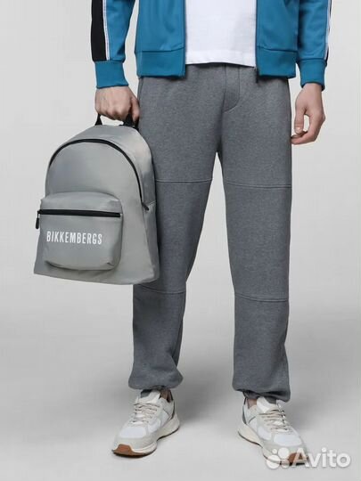 Bikkembergs рюкзак городской светло-серый