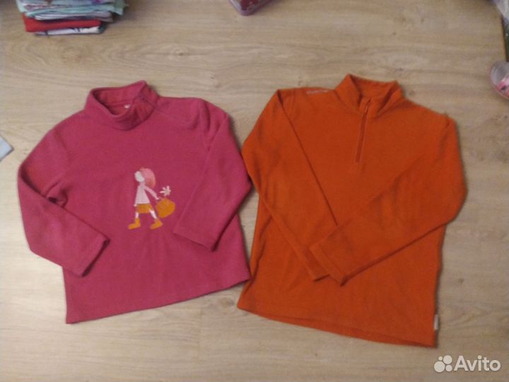 Флисовые кофты 116, 134