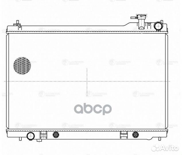 Радиатор infiniti FX35 03