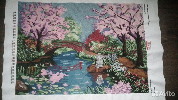 Картина вышитая чешским бисером