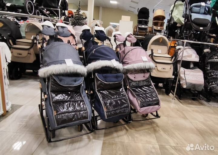 Санки коляска новые