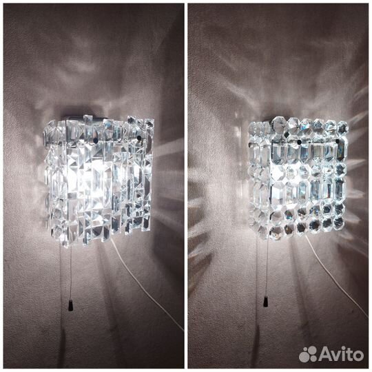 Хрустальное бра СССР