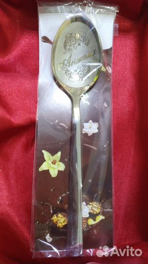 Анжела ложка Чайная с надписью именем Магазин