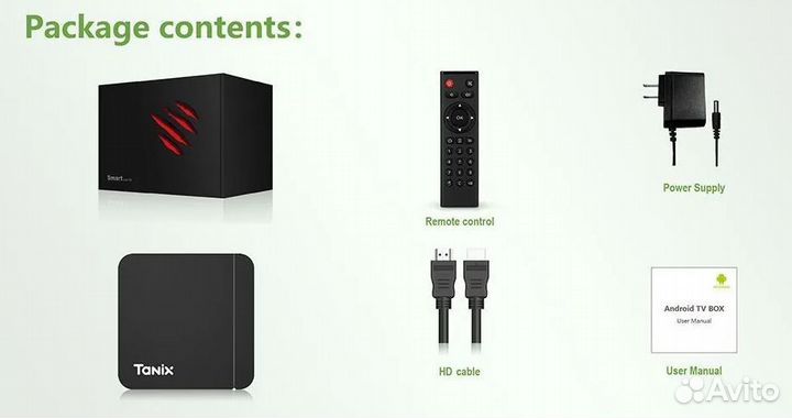 Смарт тв приставка Tanix W2 Андроид 11.0 4Гб/ 32Гб