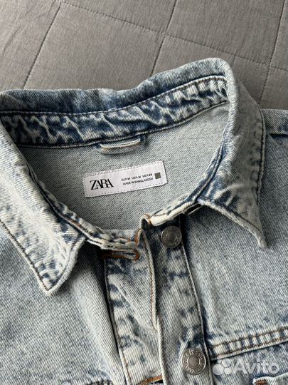 Джинсовое платье Zara новая коллекция 2024