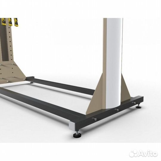 Стеллаж Премиум для лыжных палок, двухсторонний 219х243х67см LPP-376