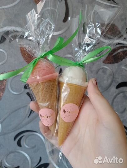 Мыло ручной работы мороженое