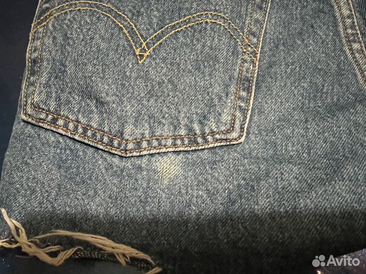 Джинсовые шорты levis 501