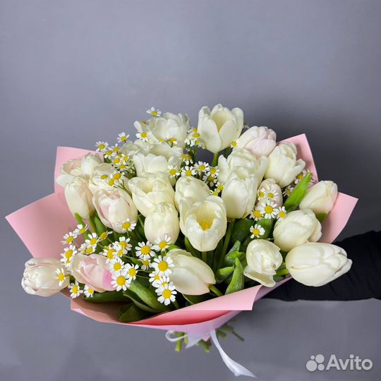 Тюльпаны на 8 марта в розницу