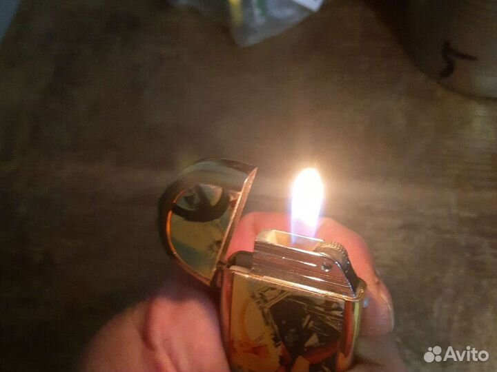 Ремень мужской кожанный с зажигалкой италия