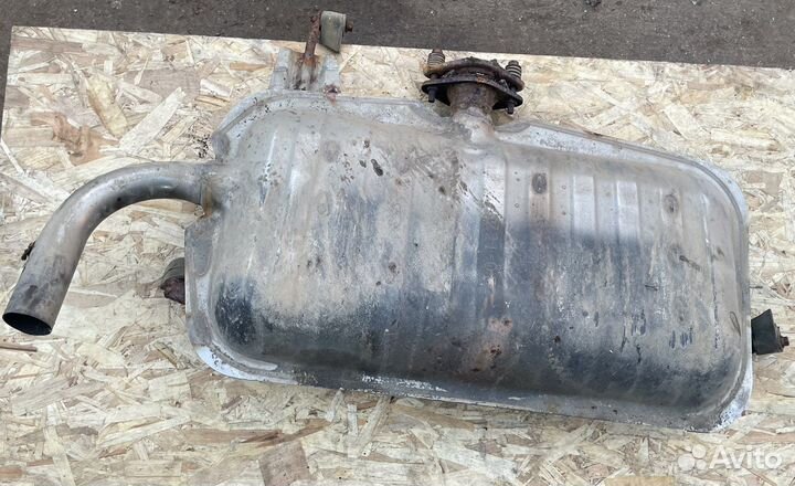 Задняя банка глушителя Mitsubishi Lancer X седан