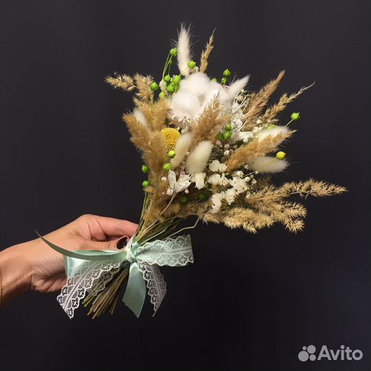 Букеты и композиции из сухоцветов