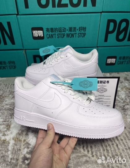 Кроссовки Nike Air Force 1 белые