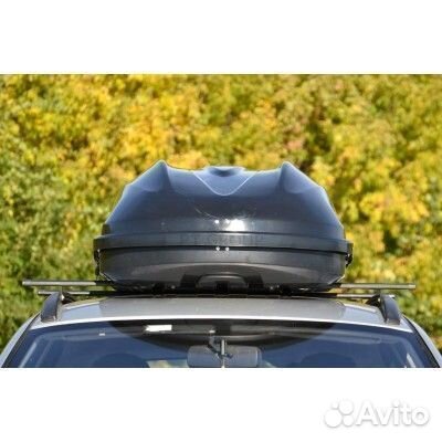 Автобокс на крышу автомобиля Turino Compact черный