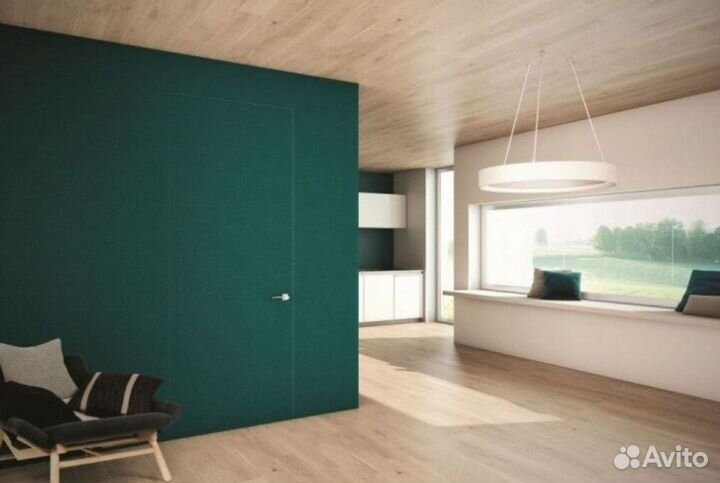 Скрытая дверь под отделку