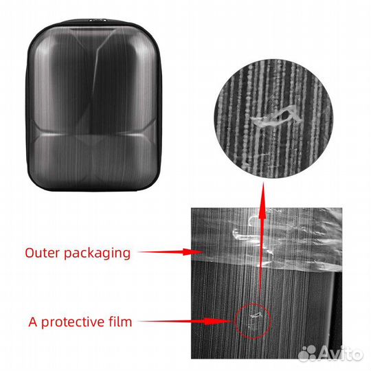 Жесткий рюкзак для переноски DJI Air 2/Air 2S