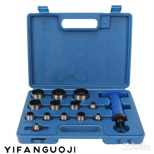 Набор просечек 14 пр. 5-35мм пробойники 37142