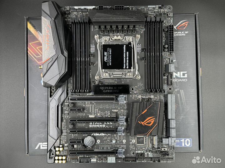 Материнская плата asus ROG strix X99 gaming