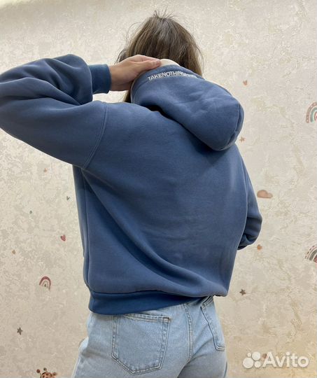 Толстовка женская теплая 48