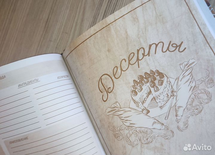 Книга для записи рецептов