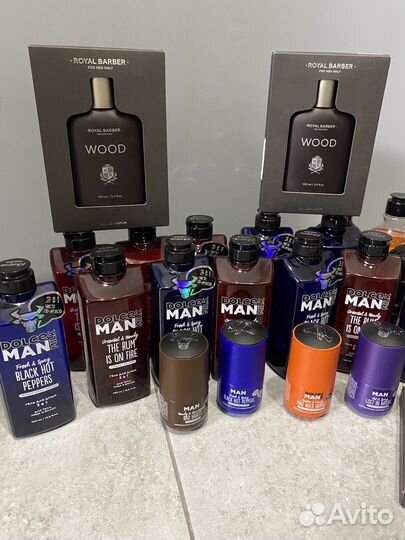 Мужские наборы гель долче милк роял