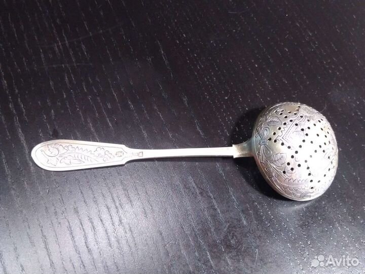 Ситечко для чая серебро84