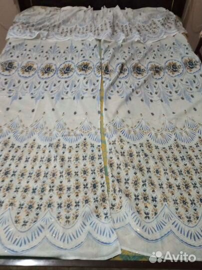 Шторы и отрезы ткани на шторы новые