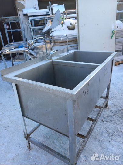 Ванна моечная двухсекционная