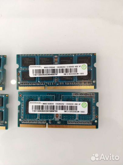 Оперативная память rmt3150ed58e8w-1600 DDR3 2GB