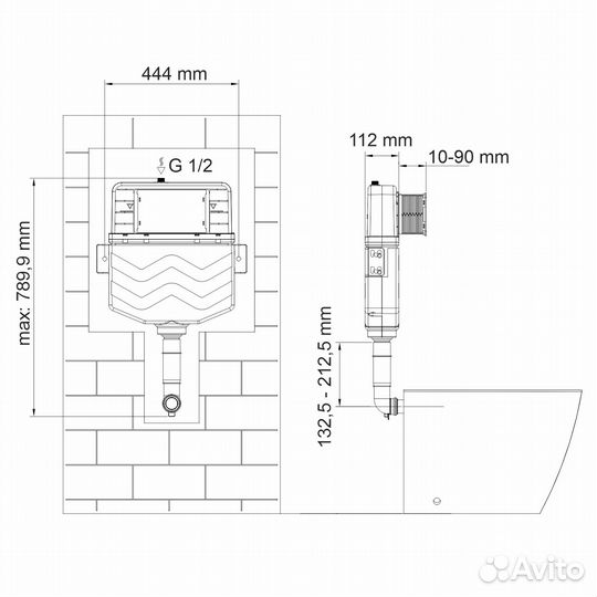 Wasserkraft 10TLT.031.ME.CH03 Встраивае