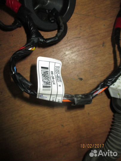 Проводка (коса) двери задней левой Hyundai i30