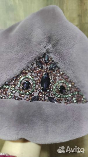 Шапка зимняя меховая женская