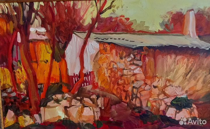 Картина маслом на холсте пейзаж