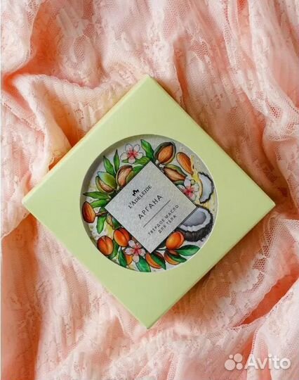 L'Adeleide Баттер для тела натуральный, Аргана