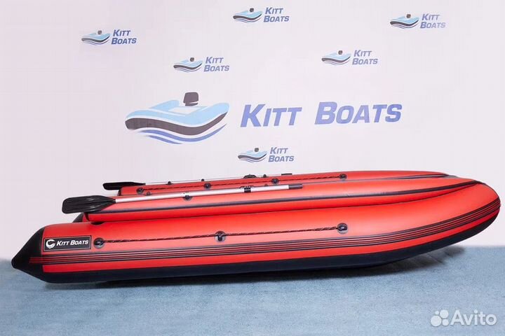 Лодка пвх kitt boats 390 нднд с фальшбортом