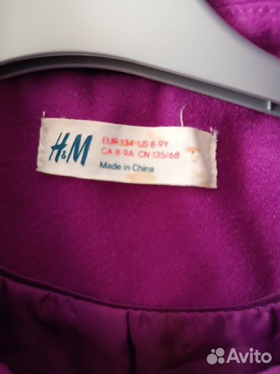 Пальто H & M для девочки