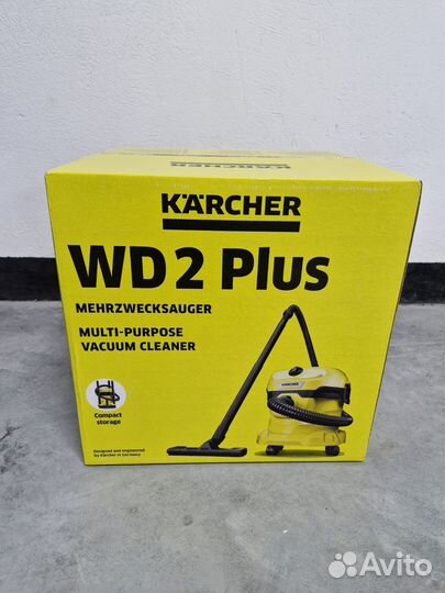 Пылесос Karcher WD2 Plus. Новый. Гарантия 5 лет