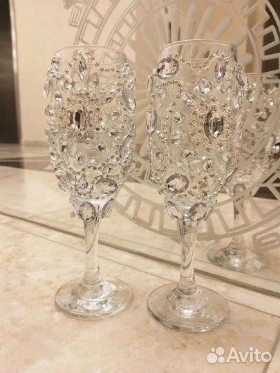 Свадебные бокалы фужера