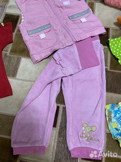 Вещи от 0 до года пакетом на девочку