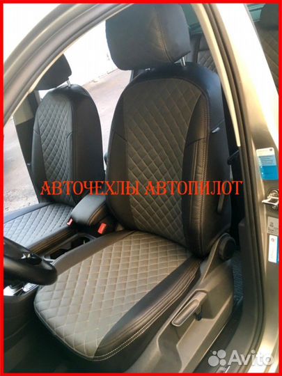 Чехлы Автопилот Volkswagen Tiguan 2 из экокожи